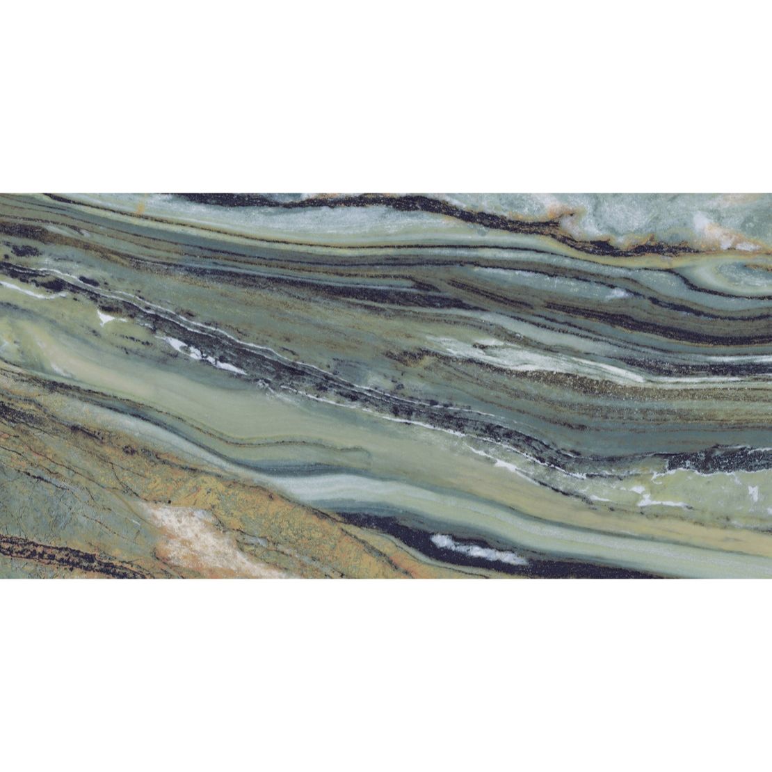 Floors 2000 - Grace 12 in. x 24 in. Polished Porcelain Tile - Green