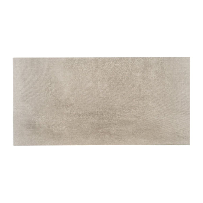 Tesoro - Fusion Fabric Series - 12 in. x 24 in. Matte Porcelain Tile - Greige