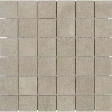 Tesoro - Fusion Fabric Collection 2&quot; x 2&quot; Porcelain Mosaic - Greige