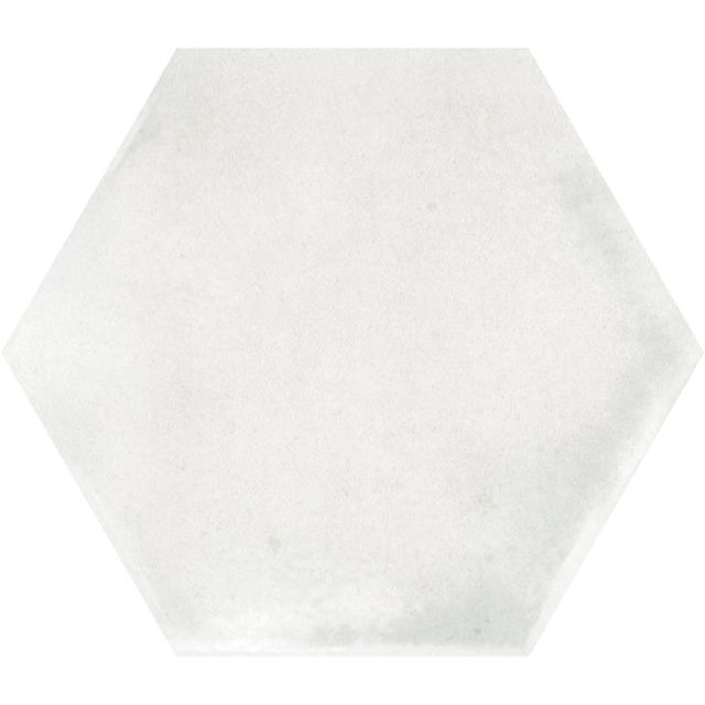 Bellagio - Martha's Manor Collection - 4" x 5" Ceramic Hex Tile - Cottontail