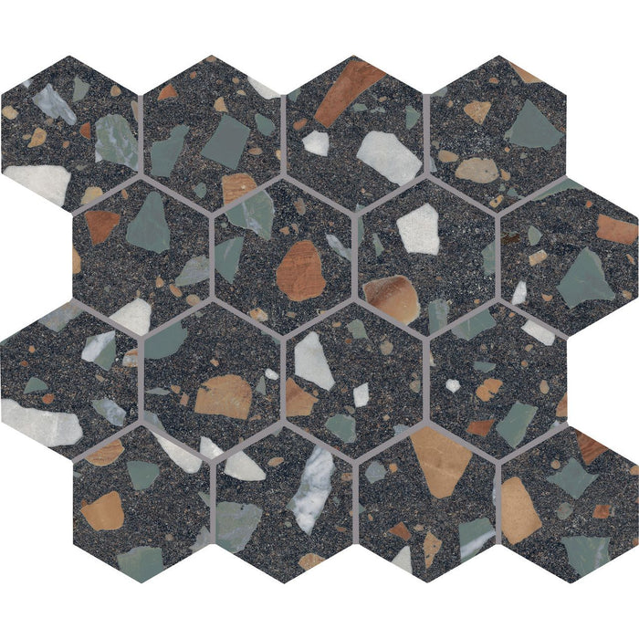 Marazzi - Curation 15 in. x 12 in. Polished Porcelain Hex Mosaic - Current
