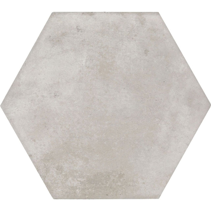 Marazzi - Cotto Revival 8 in. x 9 in. Matte Porcelain Hex Tile - Ash