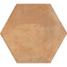Marazzi - Cotto Revival 8 in. x 9 in. Matte Porcelain Hex Tile - Rust