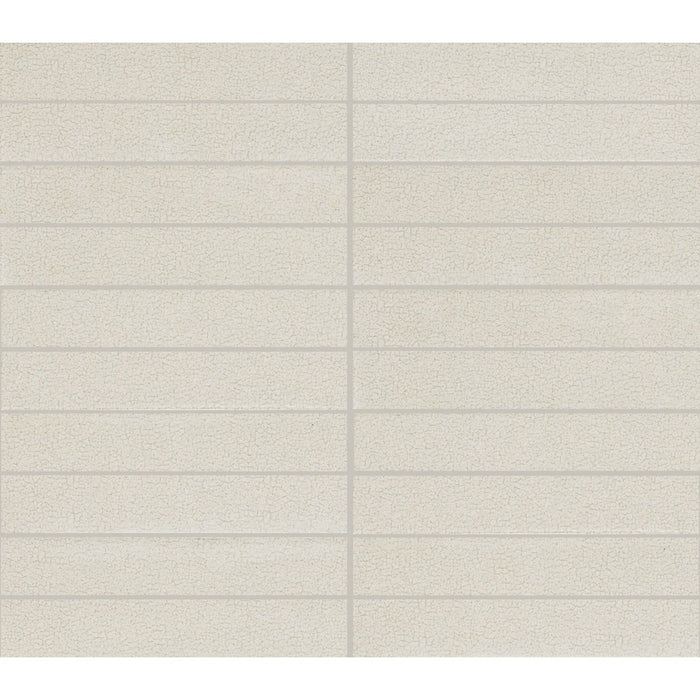 Marazzi - Inyo 1 in. x 6 in. Satin Porcelain Straight Joint Mosaic - Crema