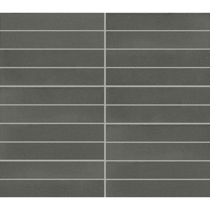 Marazzi - Inyo 1 in. x 6 in. Satin Porcelain Straight Joint Mosaic - Olive