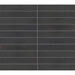 Marazzi - Inyo 1 in. x 6 in. Satin Porcelain Straight Joint Mosaic - Ink