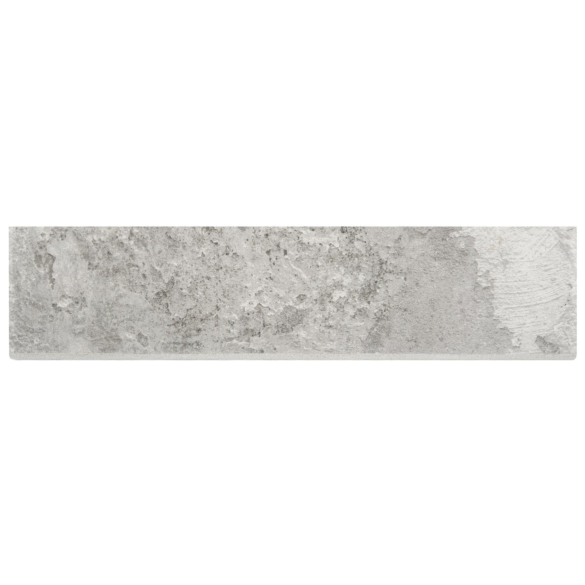 Floors 2000 - Patria 3 in. x 12 in. Matte Porcelain Bullnose - Grey