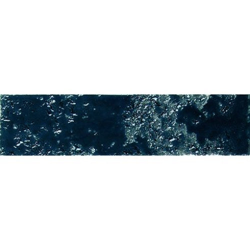 Tesoro Collection - Pukka Series - 3  in. x 10 in. Ceramic Wall Tile - Prussian Blue