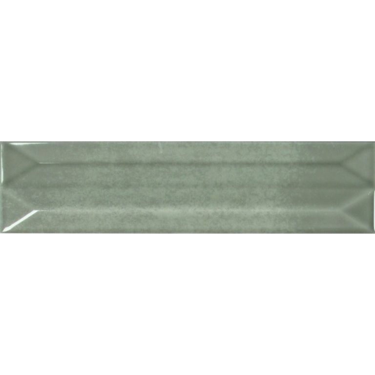 Soci Tile - Refraction 3&quot; x 12&quot; Subway Tile - Smoke Glossy