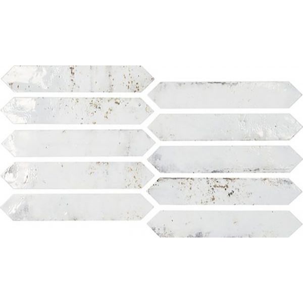 Soci Tile - Ironworks 2" x 10" Picket Tile - Alloy Glossy