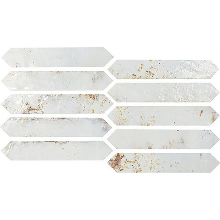 Soci Tile - Ironworks 2" x 10" Picket Tile - Oxid Glossy