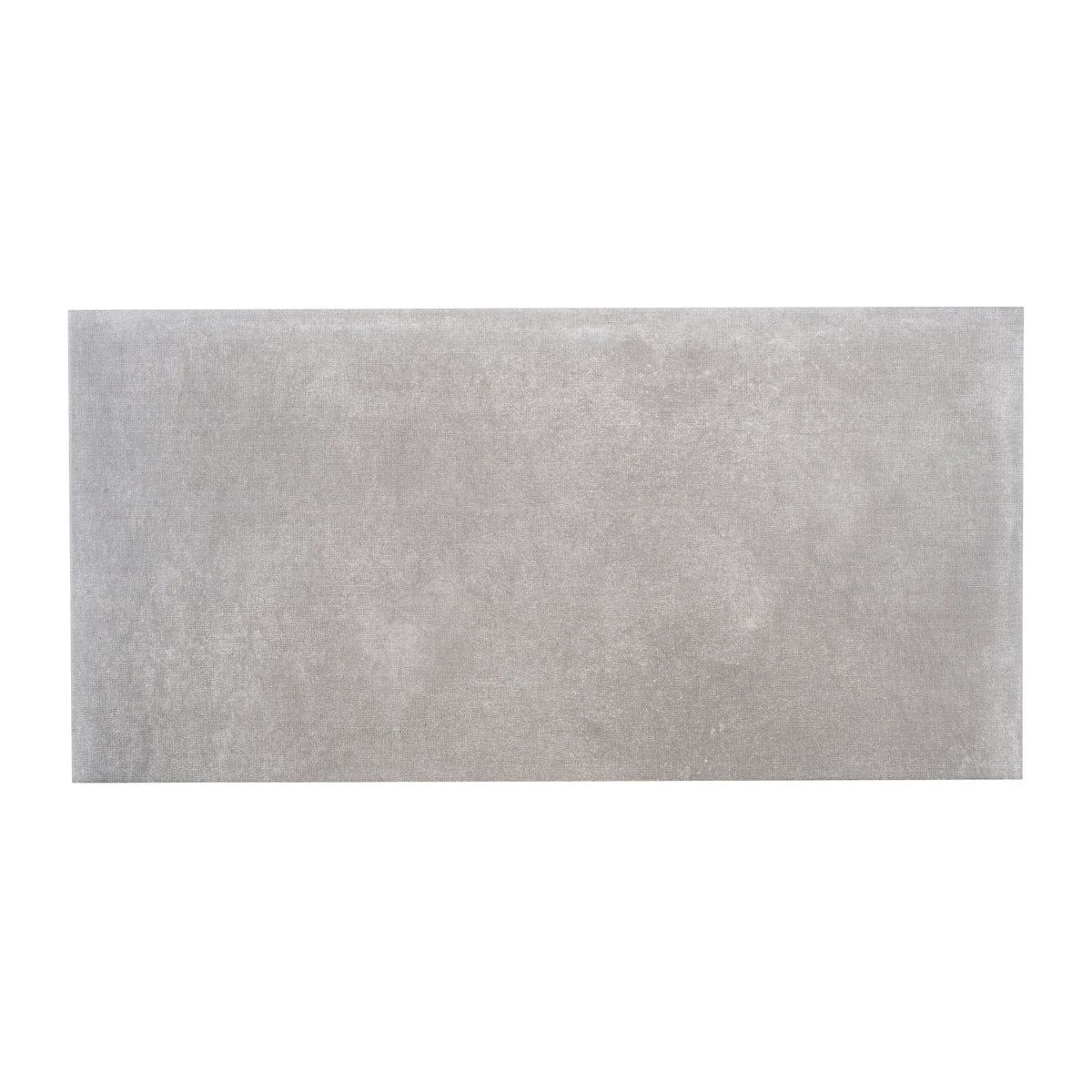 Tesoro - Fusion Fabric Series - 12 in. x 24 in. Matte Porcelain Tile - Silver