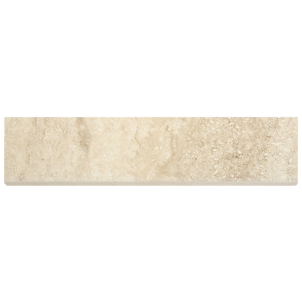 Floors 2000 - Travertino Roma 3 in. x 12 in. Matte Porcelain Bullnose - Sand