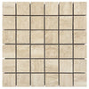 See Floors 2000 - Travertino Roma 2 in. x 2 in. Matte Porcelain Mosaic - Sand