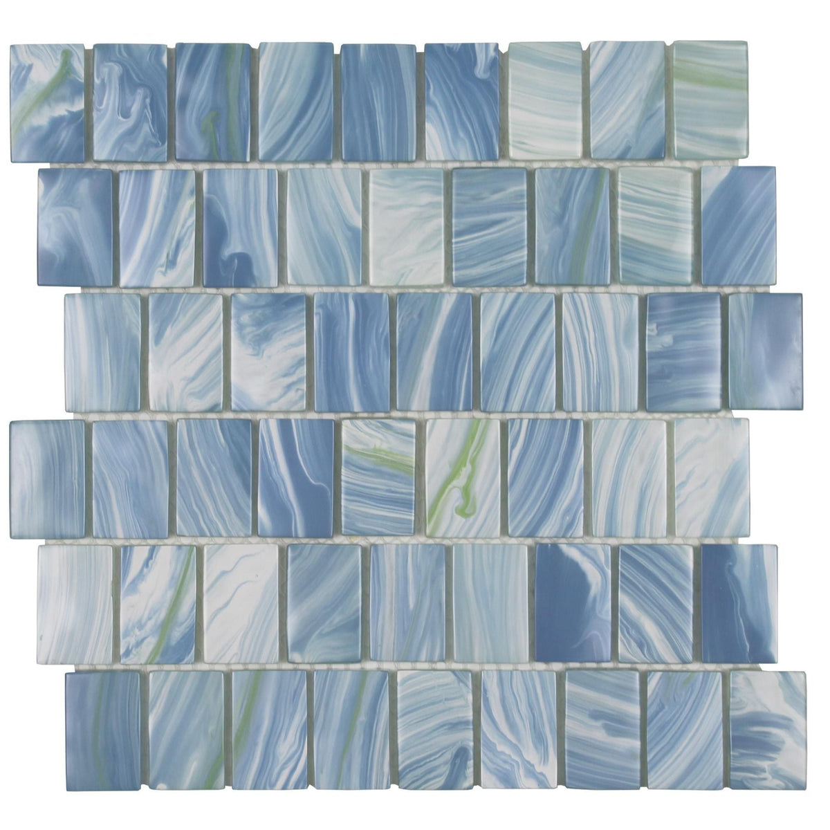 Tesoro - Slip Stream Collection - Glass Mosaic - Antilles