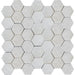Tesoro - Imperial Pearl Collection Stone Mosaic - 2" Hexagon