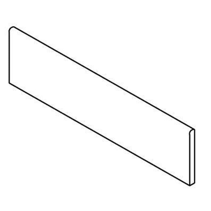 Arizona Tile - Marvel Series - Polished Porcelain Surface Bullnose Trim - Black Atlantis