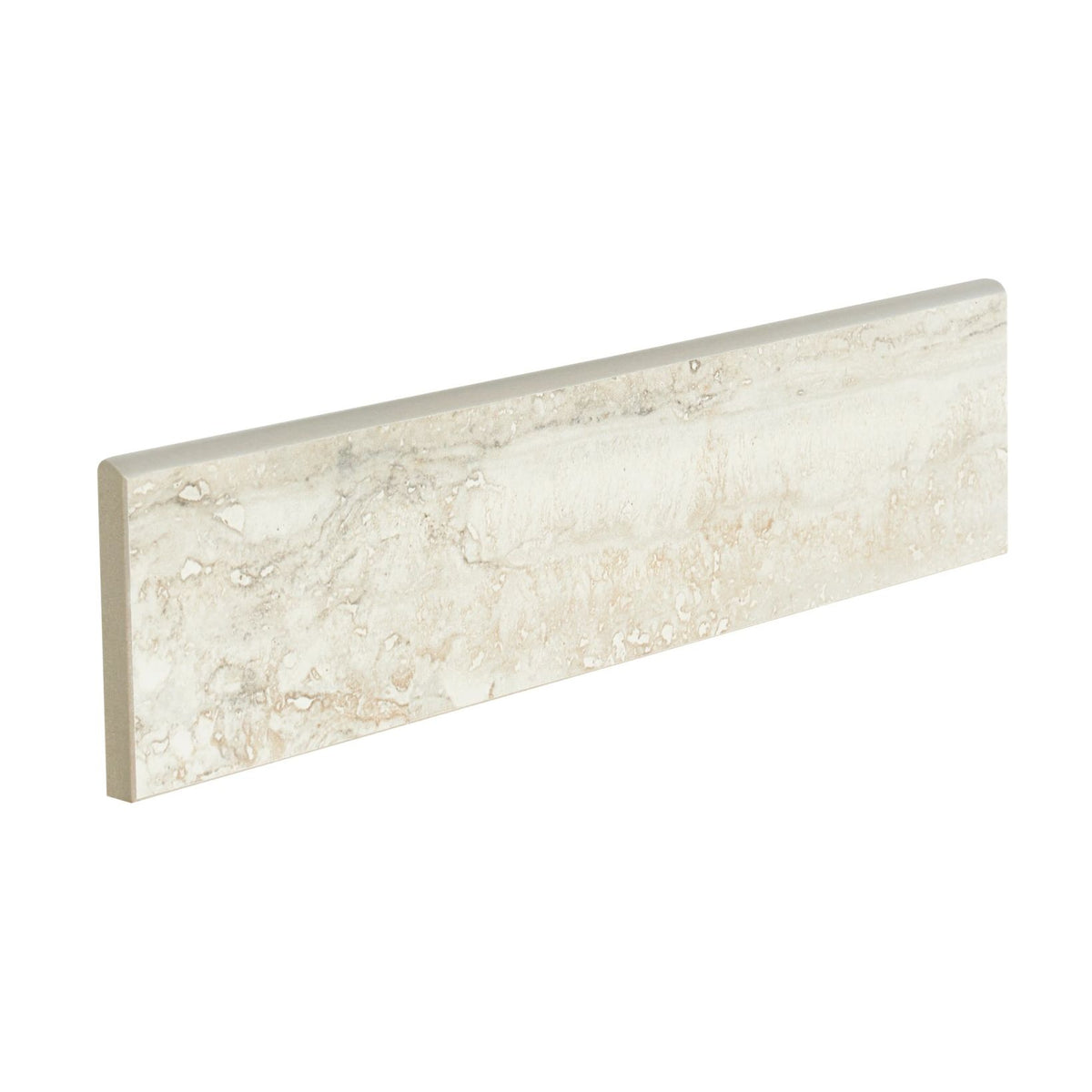 Arizona Tile - Invictus Series - 3&quot; x 12&quot; Polished Porcelain Bullnose Trim - Beige