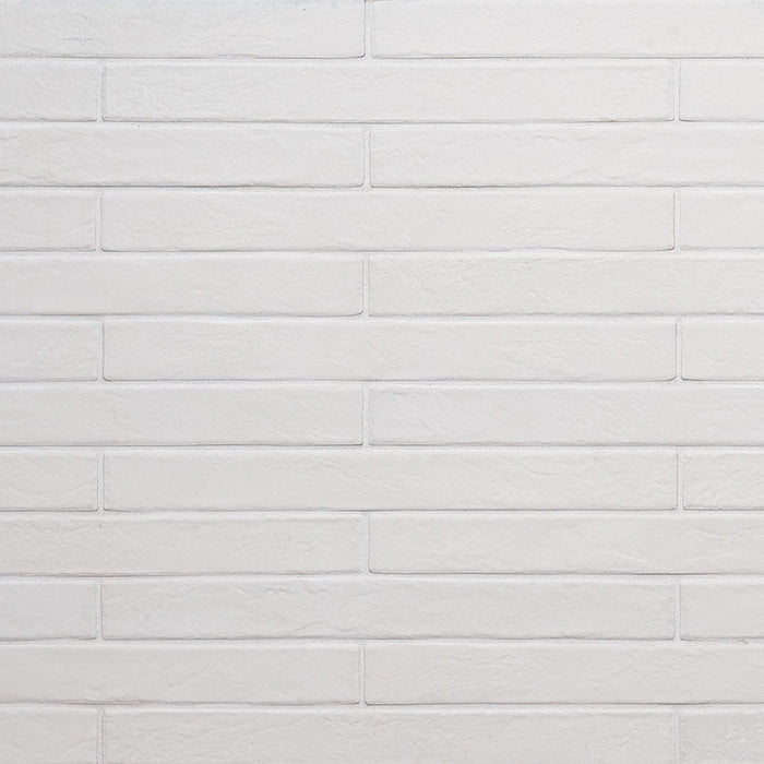 MSI - Brickstone 2 in. x 18 in. Porcelain Tile - White Brick