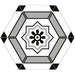 Bellagio - Cucina Italia Collection - 8" x 9" Porcelain Hex Tile - Cesto Di Fiori