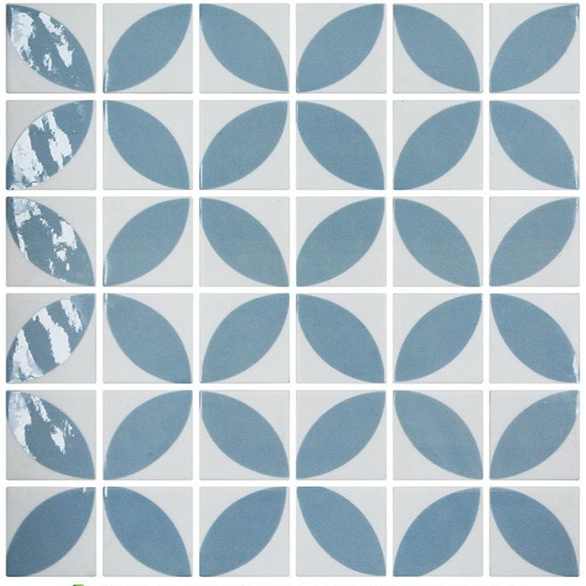 Bellagio - Foliaga Collection - 2x2 Glass Mosaic - Borage