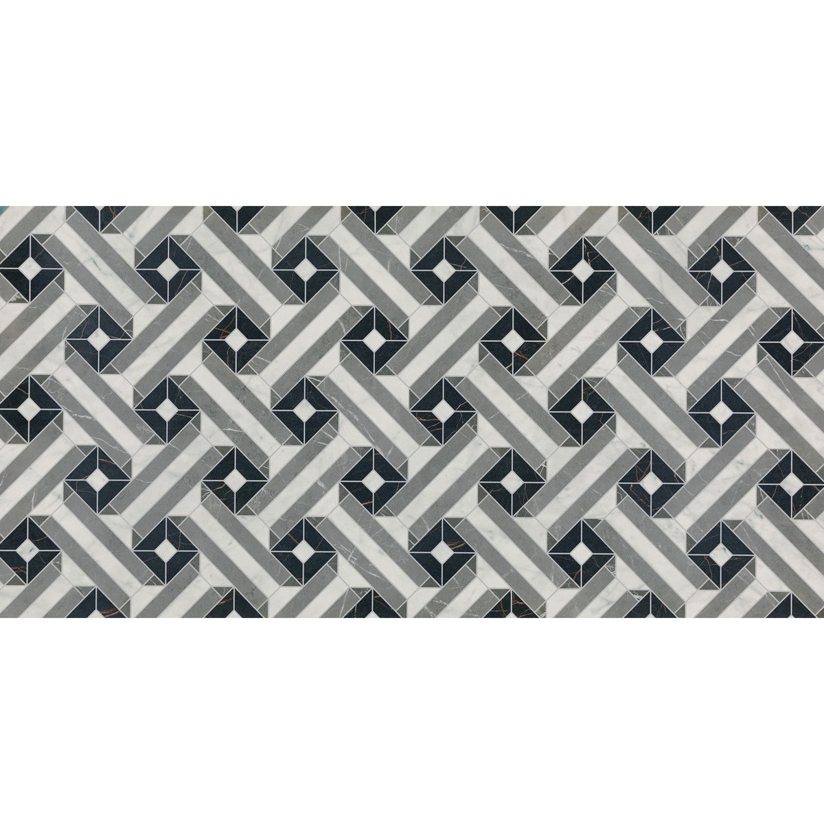 Daltile - Sovran - 24 in. x 48 in. - Satin Porcelain Tile - Lattice