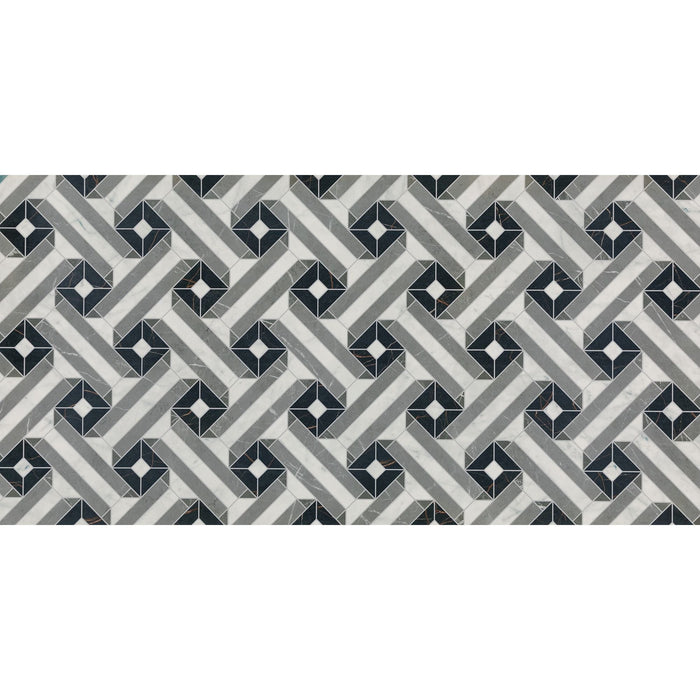 Daltile - Sovran - 24 in. x 48 in. - Satin Porcelain Tile - Lattice