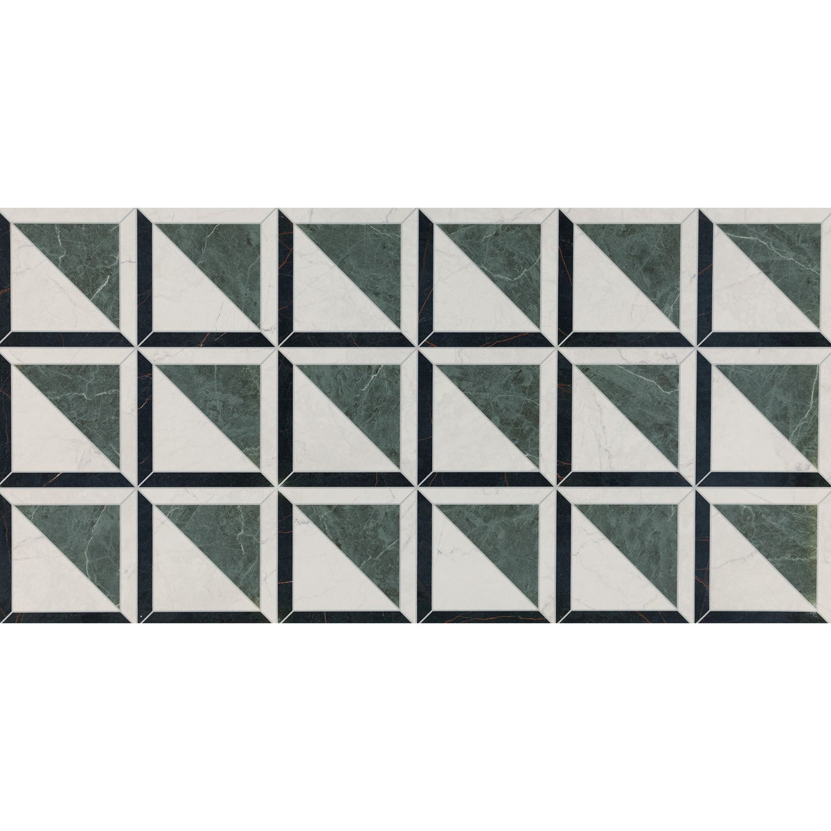 Daltile - Sovran - 24 in. x 48 in. - Satin Porcelain Tile - Triangle