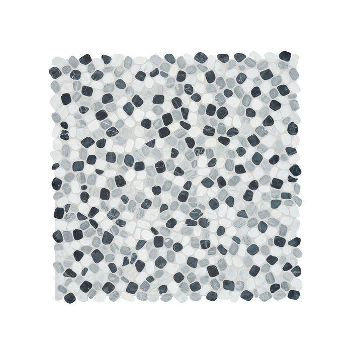 Anatolia - Cabana 12 in. x 12 in. Tumbled Stone Pebble Mosaic - Blend - Galaxy