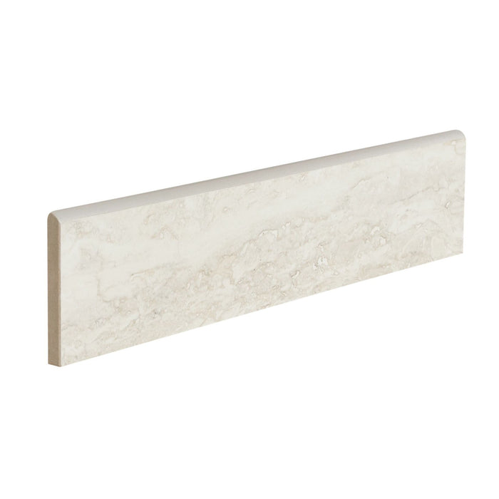 Arizona Tile - Invictus Series - 3" x 12" Matte Porcelain Bullnose Trim - Ivory