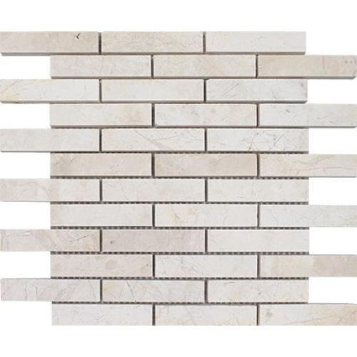 Tesoro - Imperial Pearl Collection Stone Mosaic - 1" x 4" Staggered