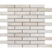 Tesoro - Imperial Pearl Collection Stone Mosaic - 1" x 4" Staggered