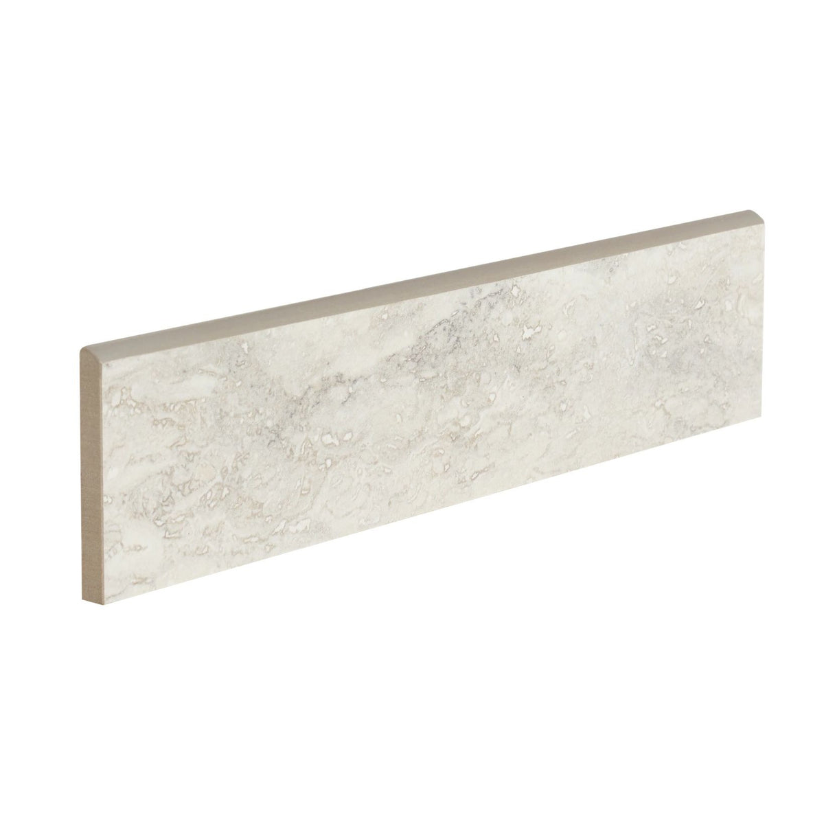 Arizona Tile - Invictus Series - 3&quot; x 12&quot; Matte Porcelain Bullnose Trim - Pearl
