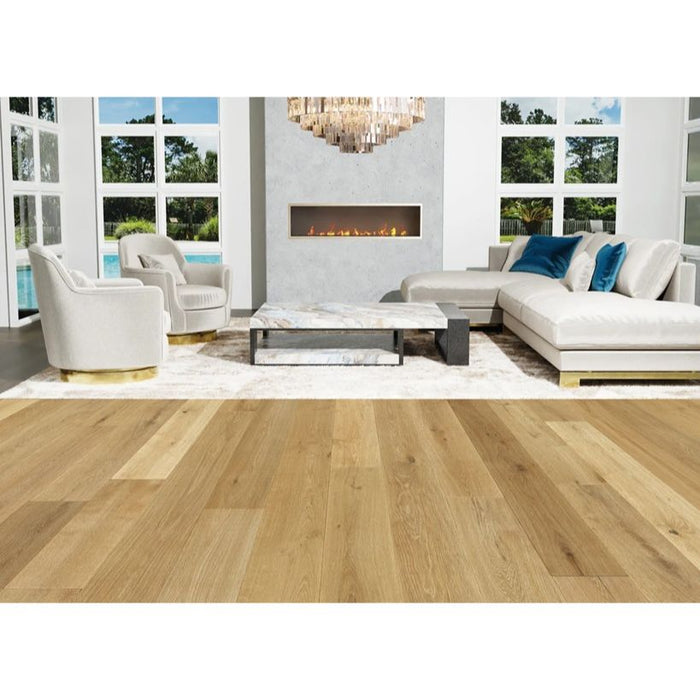 Valley Stream - 7.5 in. x 75 in. European White Oak - Rosemont floor installation