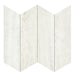 Arizona Tile - Invictus Vein Cut Chevron Polished Porcelain Mosaic - White