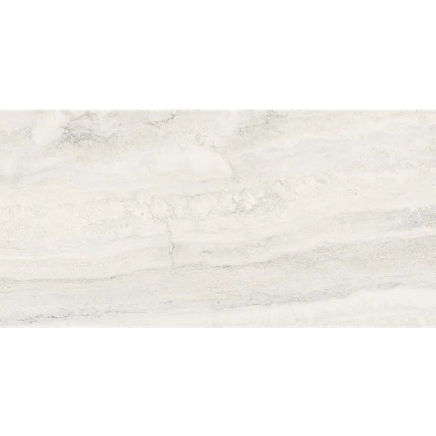 Arizona Tile - Invictus Vein Cut Series - 12&quot; x 24&quot; Polished Porcelain Tile - White