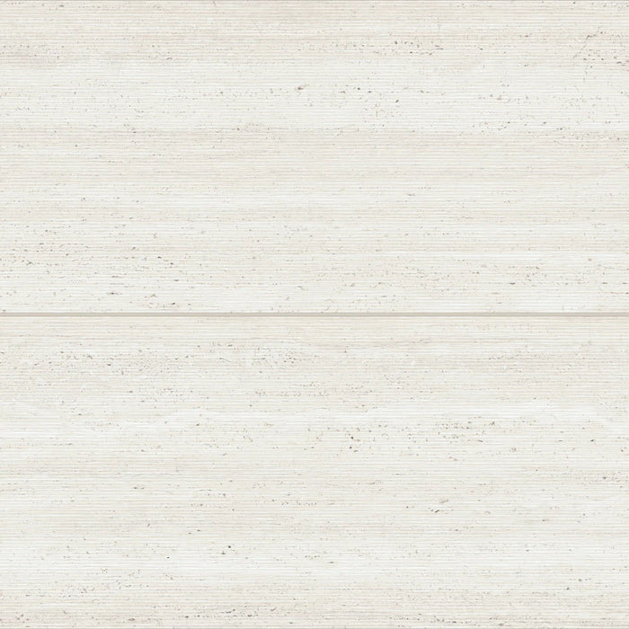 Bedrosians - Sensi Roma 24" x 48" Satin Porcelain Wave Deco Tile - White