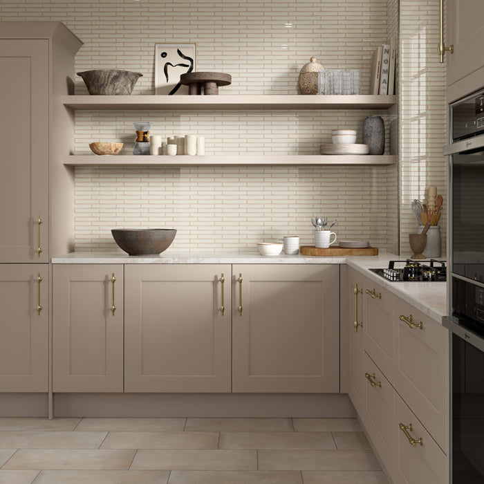 Emser Tile - Regala - 12" x 12" Porcelain Mosaic - Bequest Instaleld