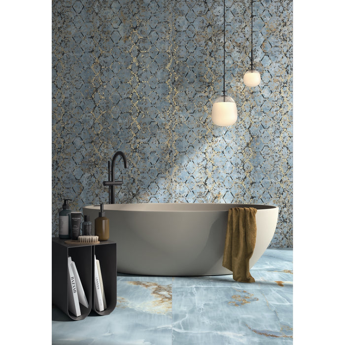 Emser Tile - Zambia - 47 in. x 109 in. Porcelain Wall Tile - Python Room