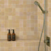 Lungarno - Zellige Bespoke - 4" x 4" Glossy Terracotta Tile - Nomad Sand Room Scene