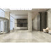 Bedrosians - Simply Modern - 12" x 24" Color body Porcelain Tile - Creme Room Scene