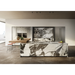 Bedrosians - Magnifica The Thirties - 30" x 30" Glazed Porcelain Tile - Pietra Grey Honed Room Scene
