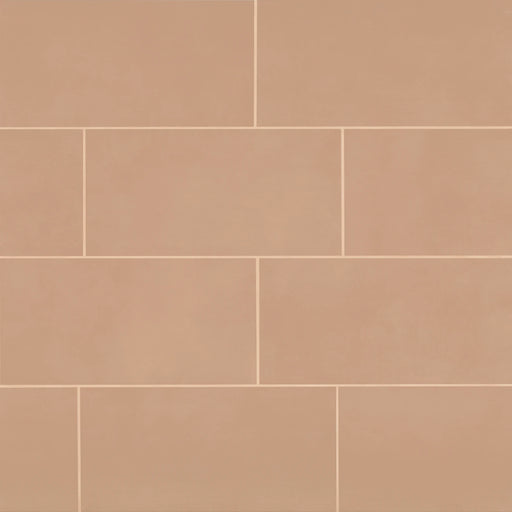 Bedrosians Tile & Stone - Sahara 12" x 24" Matte Porcelain Mosaic Tile - Cotto