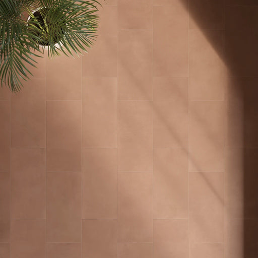 Bedrosians Tile & Stone - Sahara 12" x 24" Matte Porcelain Mosaic Tile - Cotto Floor Install