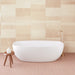 Bedrosians Tile & Stone - Sahara .5" x 4" Matte Crosshatch Porcelain Mosaic Tile - Cotto Room Scene