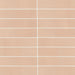 Bedrosians Tile & Stone - Sahara 3" x 12" Matte Porcelain Tile - Rose