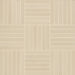 Bedrosians Tile & Stone - Sahara .5" x 4" Matte Crosshatch Porcelain Mosaic Tile - Ecru