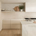 Bedrosians Tile & Stone - Sahara 4" x 4" Matte Porcelain Mosaic Tile - White Room Scene