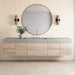 Bedrosians Tile & Stone - Sahara 4" x 4" Matte Porcelain Mosaic Tile - White Wall Install