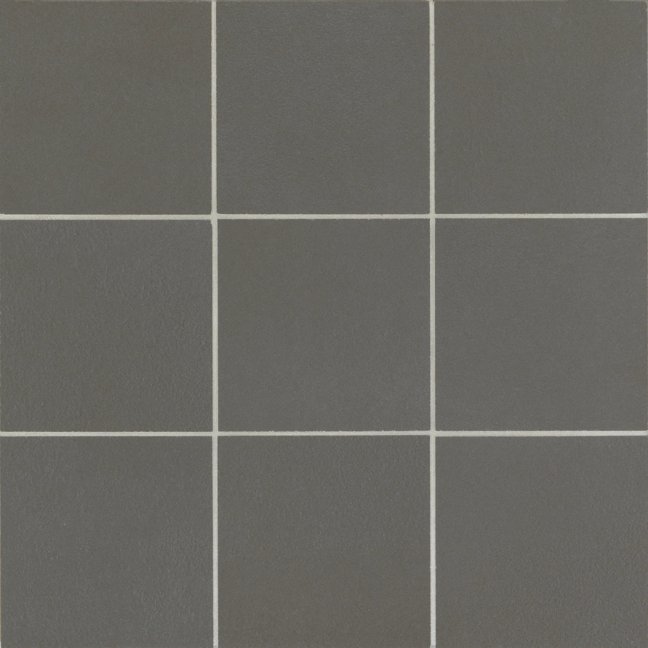 Bedrosians Tile & Stone - Sahara 4" x 4" Matte Porcelain Mosaic Tile - Dark